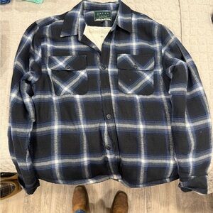 Jachs New York Blue Plaid Flannel Shirt